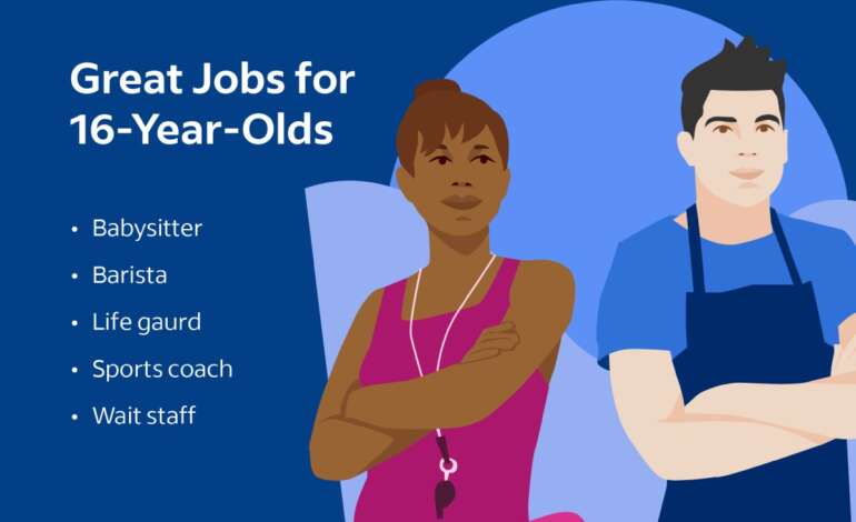 part time jobs for 16 year olds