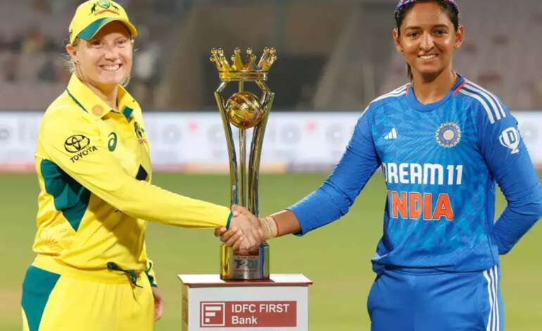 India Women’s National Cricket Team vs Australia Women’s National Cricket Team Standings